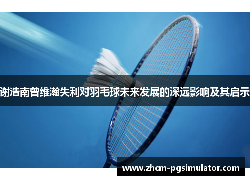 谢浩南曾维瀚失利对羽毛球未来发展的深远影响及其启示 谢浩南曾维瀚失利对羽毛球未来发展的深远影响及其启示
