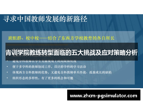 青训学院教练转型面临的五大挑战及应对策略分析